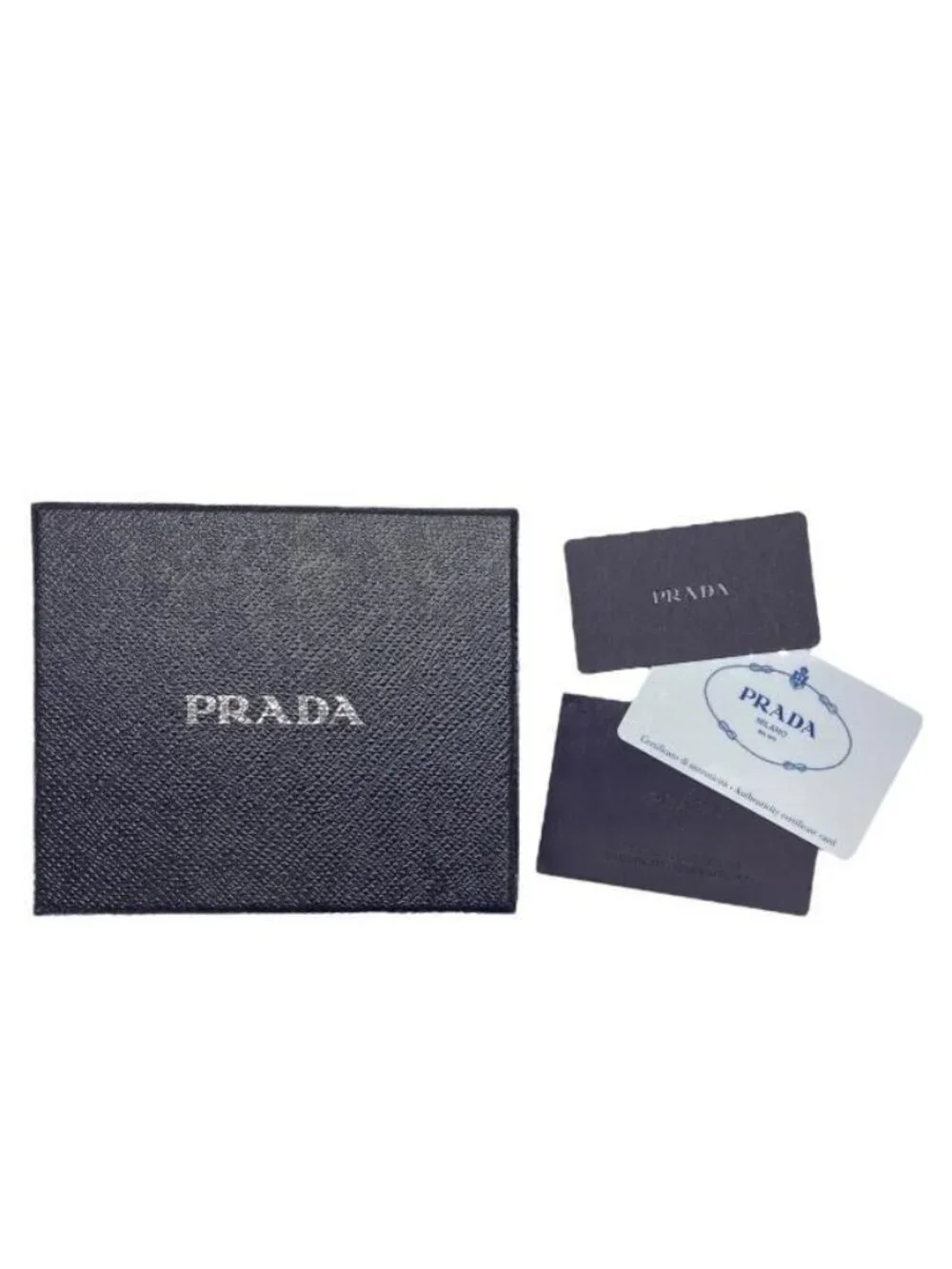 Prada 1 Mv204 Wallet Fold Compact Mini Logo Leather Pink